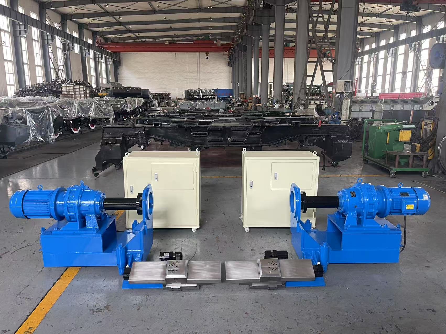 Оборудование для поворота колесных пар без демонтажа