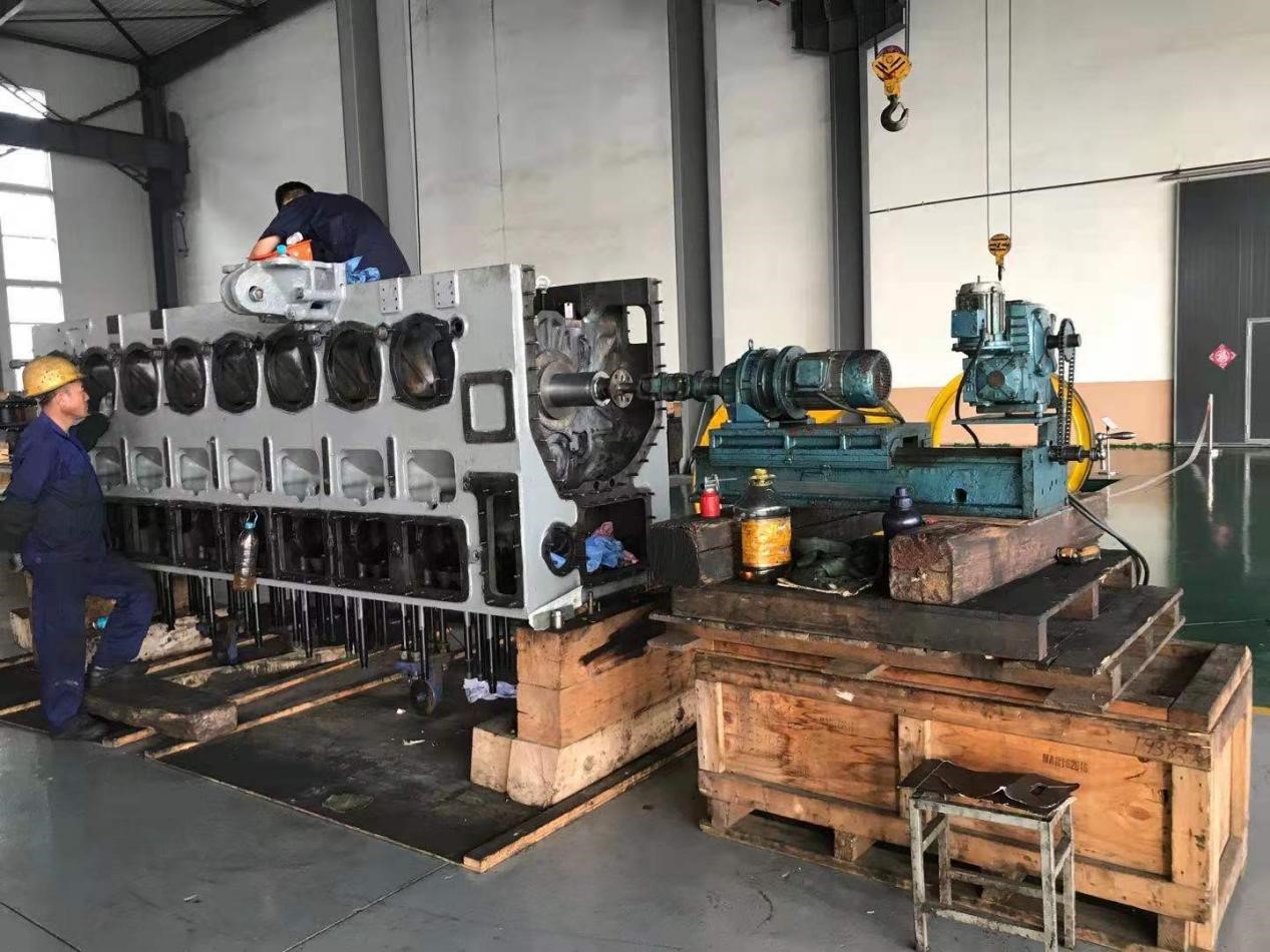 Оборудование для растачивания корпусов машин на месте